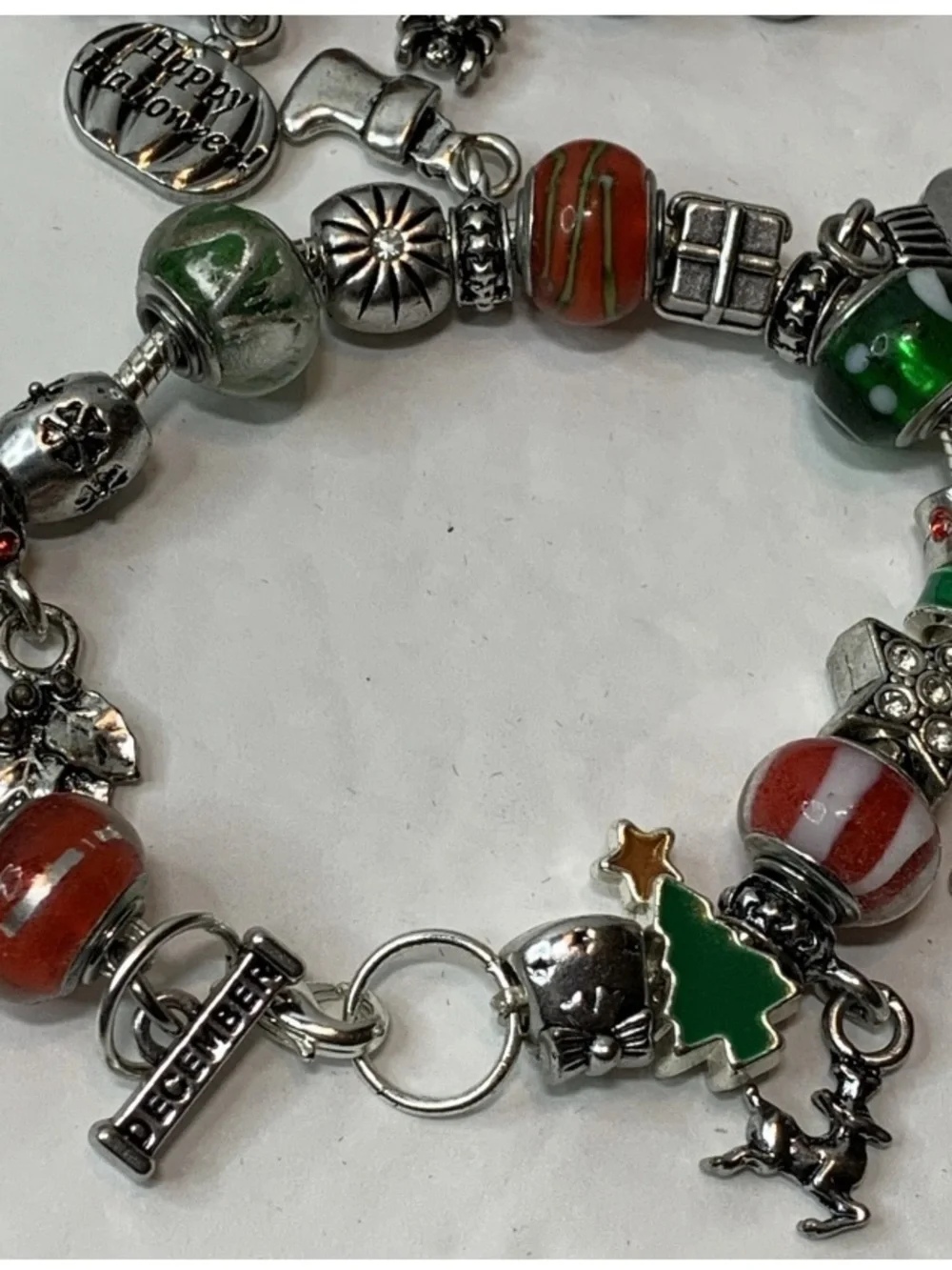 Retro Willabee and Ward Month Charm Bracelets Lot Sept Oct Nov Dec